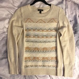 J.Crew Beige Wool Sweater Size Small